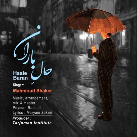 دانلود آهنگ جدید محمود شاکر به نام حال باران